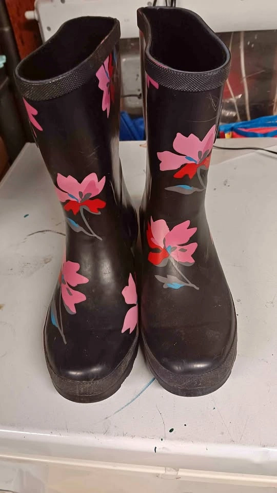 Floral Rain Boots