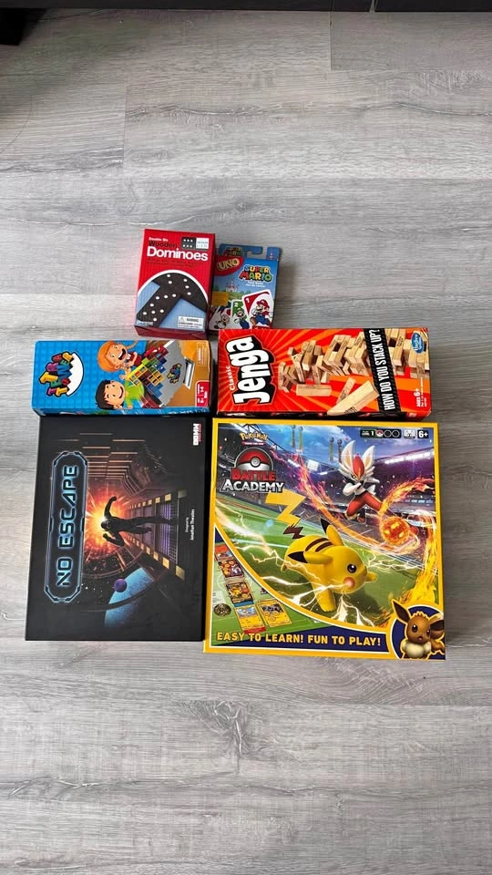 Small selection of board games and card games