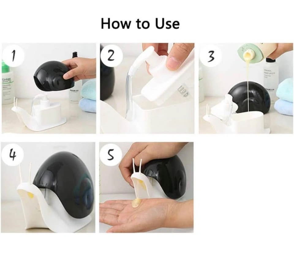 Cute Snail Soap Dispenser - photo 2