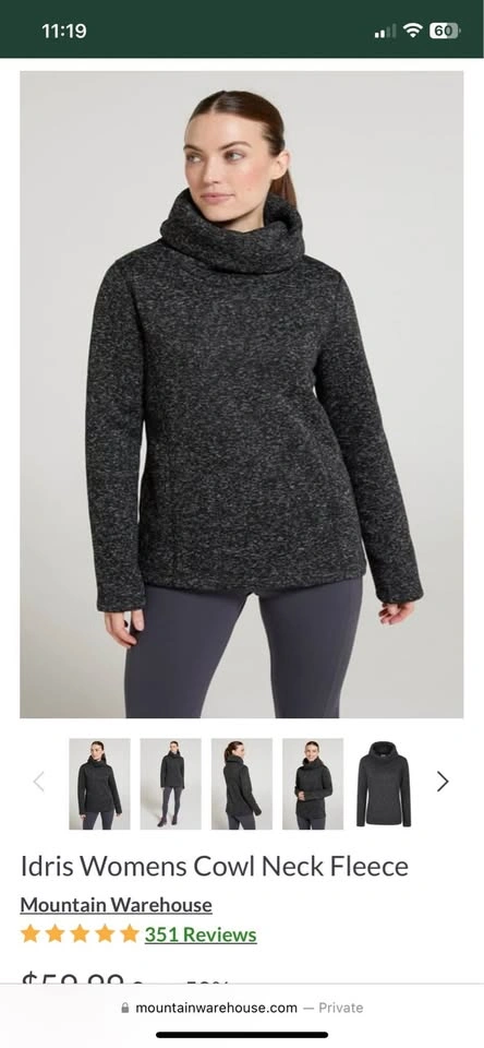 Mountain Warehouse Fleece Sweater - Size 8 - photo 4