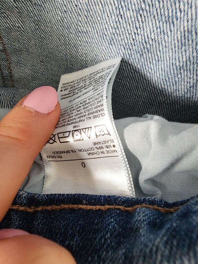 Size 0 girls jeans - photo 2