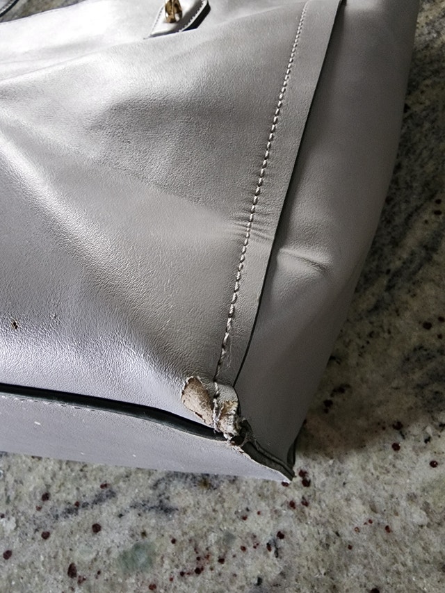 Nine West Leather Tote Bag Purse - photo 5