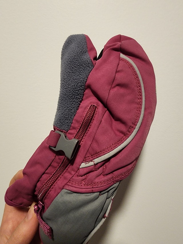 Kids Ski/Snow Gloves with Safety Lock - photo 3