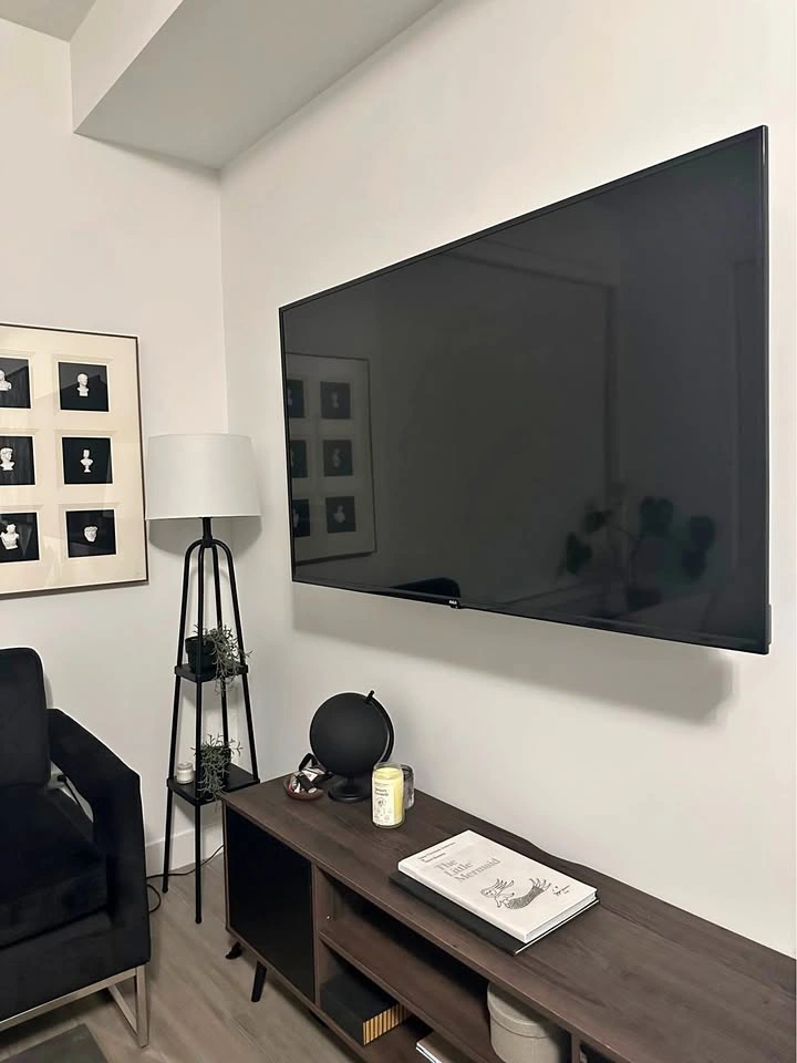 55” RCA 4K UHD TV with Swivel Wall Mount & Remote