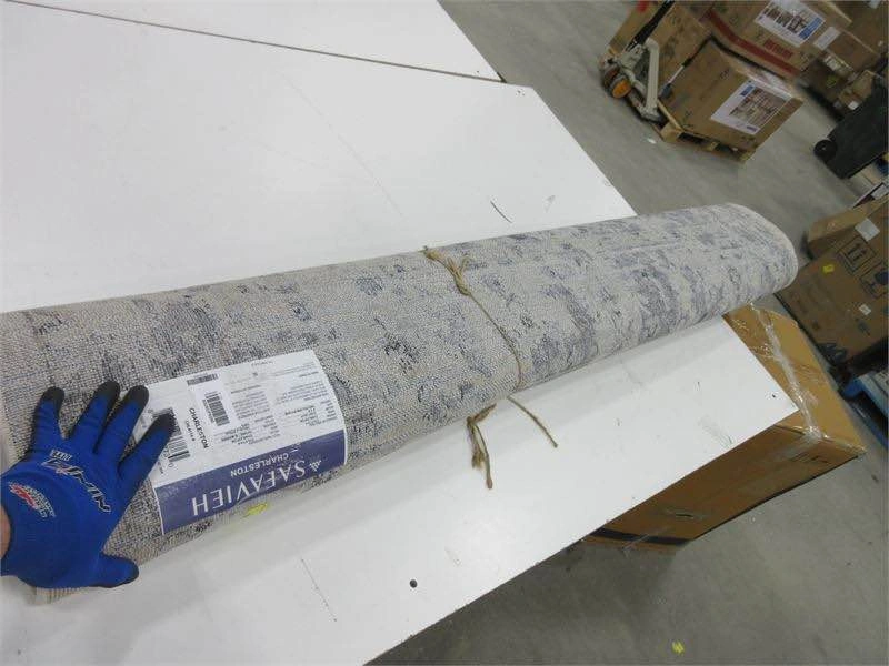 Safavieh Charleston Area Rug – 6’ x 9’ (Ivory/Navy) – Like New! - photo 2