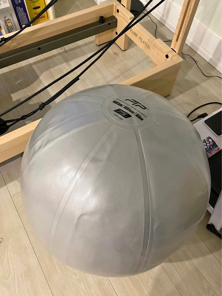 Anti-Burst Exercise Yoga Ball - 75cm Grey - Like New