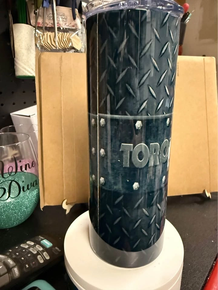 Toronto Maple Leafs Tumbler - Checkerplate Design - 20oz - photo 5