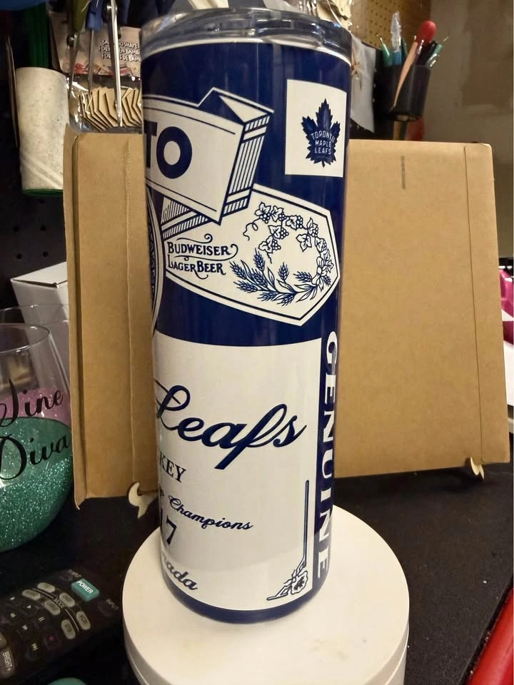 Last One: Toronto Maple Leafs 20oz Tumbler with Steel Straw & Bo - photo 2