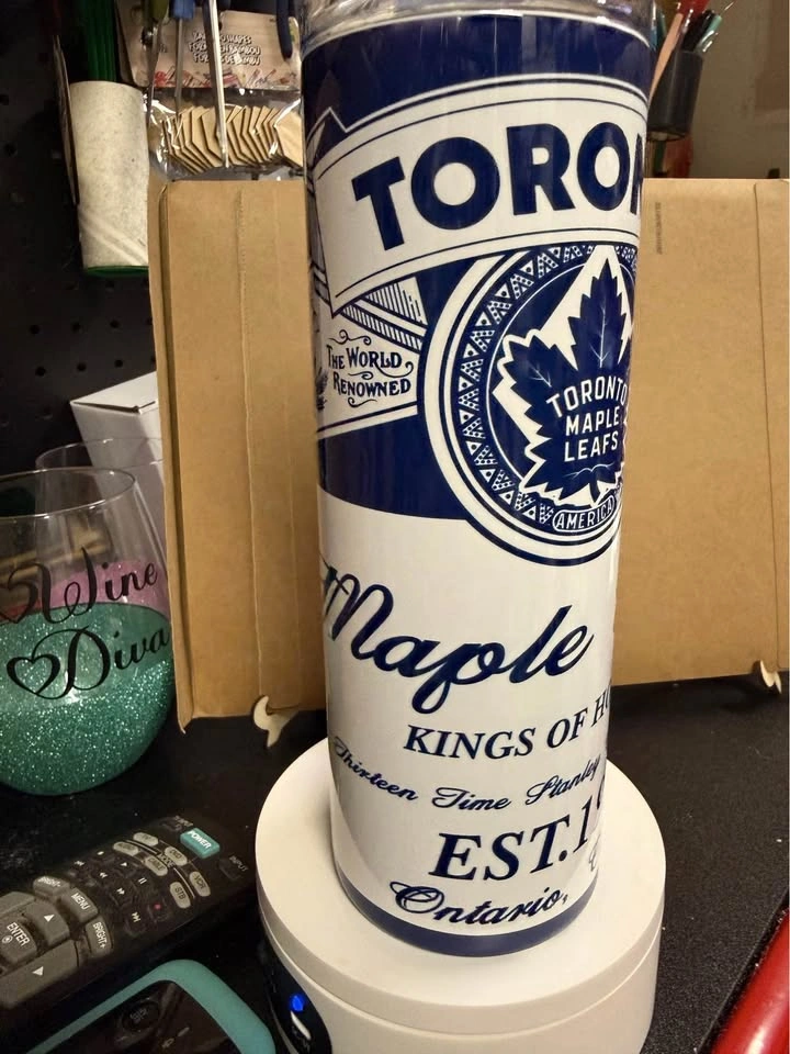 Last One: Toronto Maple Leafs 20oz Tumbler with Steel Straw & Bo - photo 4