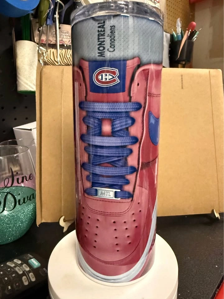 Montreal Canadians Tumbler - 20oz - Gift Box & Steel Straw - photo 3