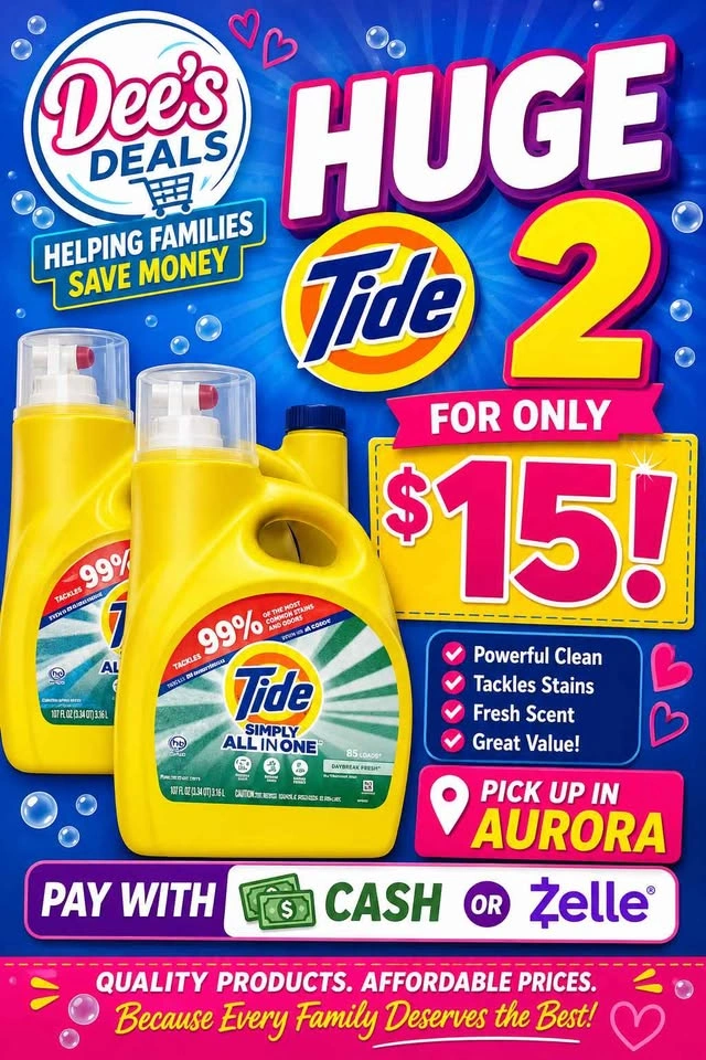 2 HUGE TIDE 117 OZ FOR $15 - photo 2