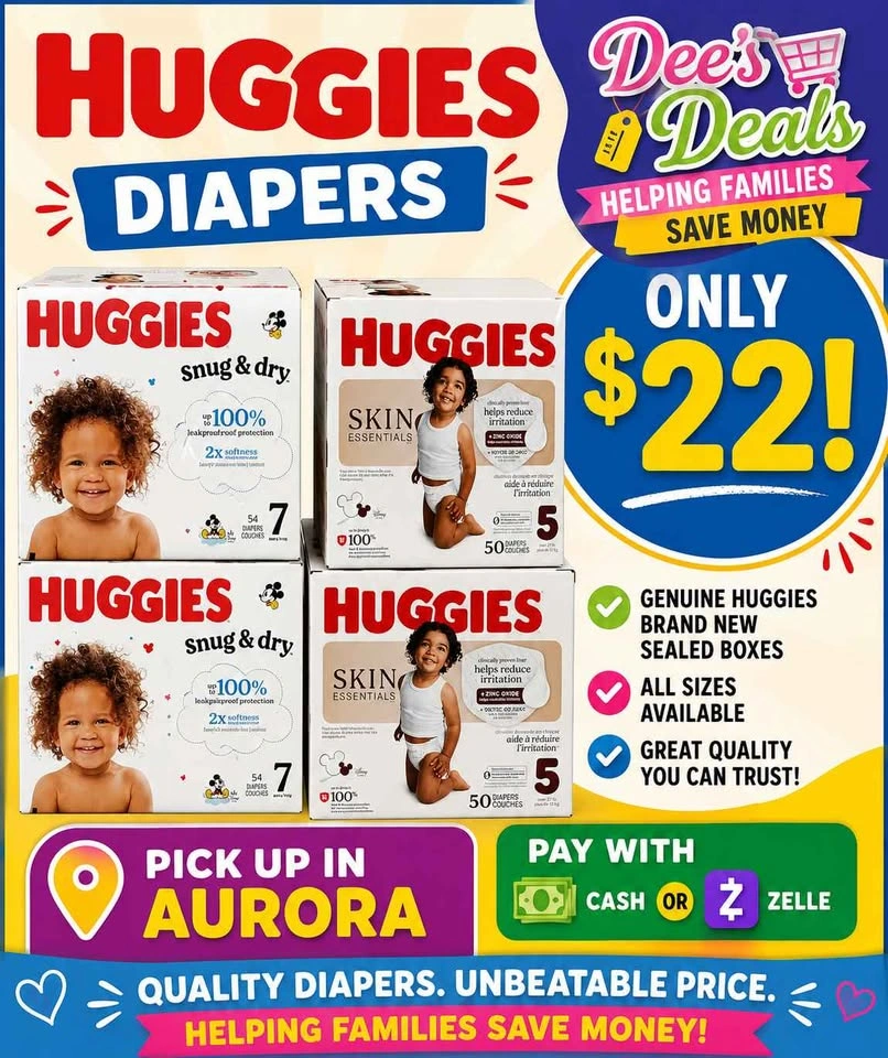 Huggies Diapers Box Sale $22 all sizes - photo 2