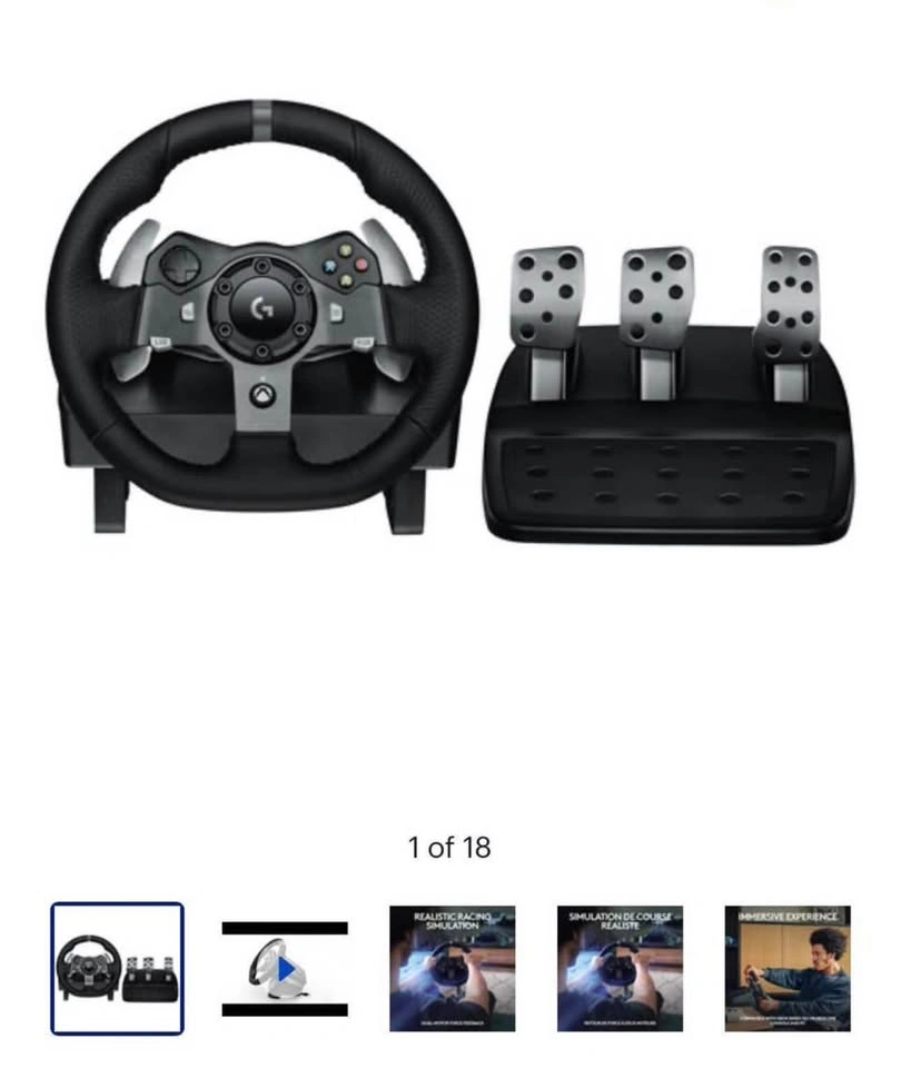 Logitech G920 Driving Force Racing Wheel for Xbox / PC - photo 4