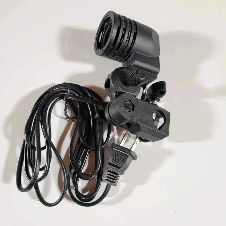 New 45W 5500k Full Spectrum Light Bulb with Socket Mount - photo 3