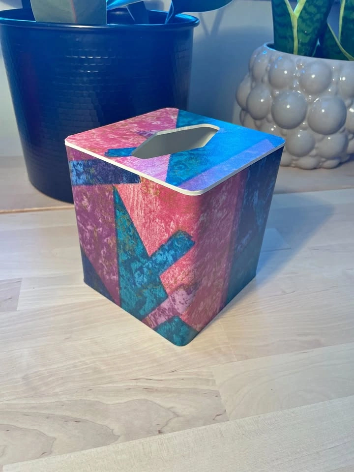 Vintage Andre Richard Geometric Kleenex Tissue Box