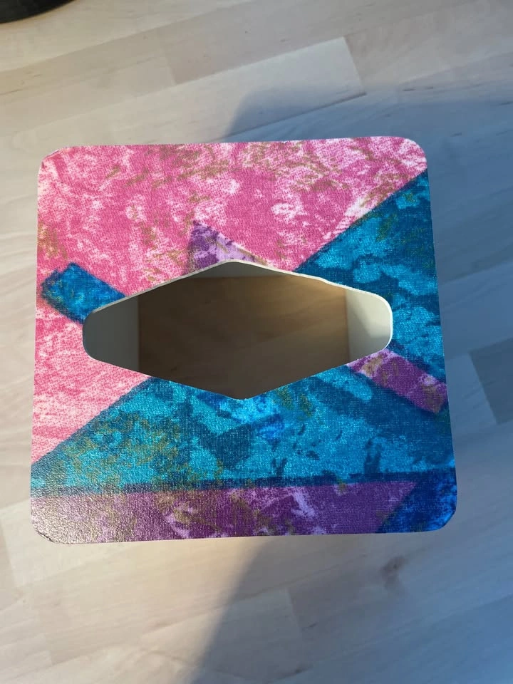 Vintage Andre Richard Geometric Kleenex Tissue Box - photo 4