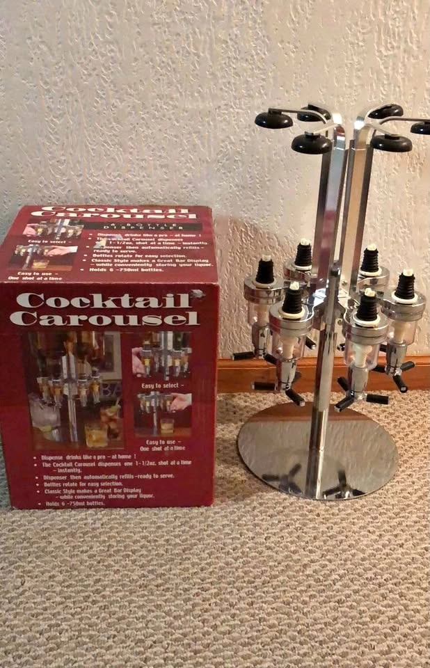 Cocktail Liquor Dispenser Carousel