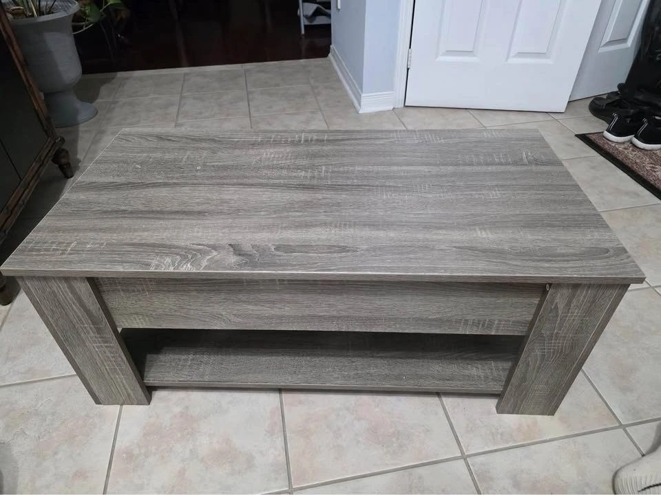 Lift-Top Coffee Table with Hidden Storage - photo 2
