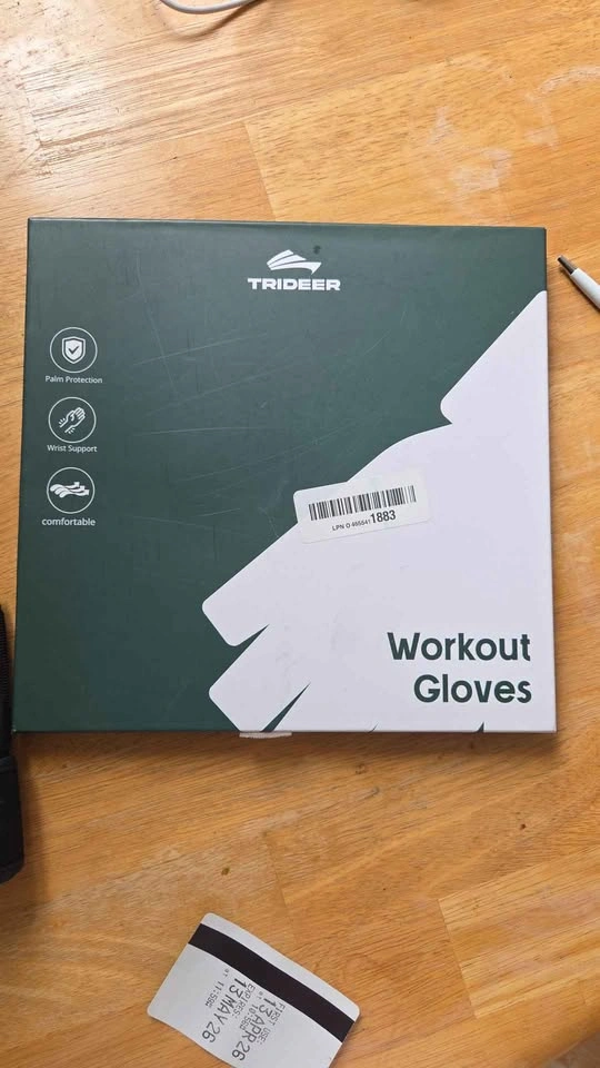 Trideer Padded Workout Gloves - Men's Gym Gloves w/ Wrist Suppor - photo 3