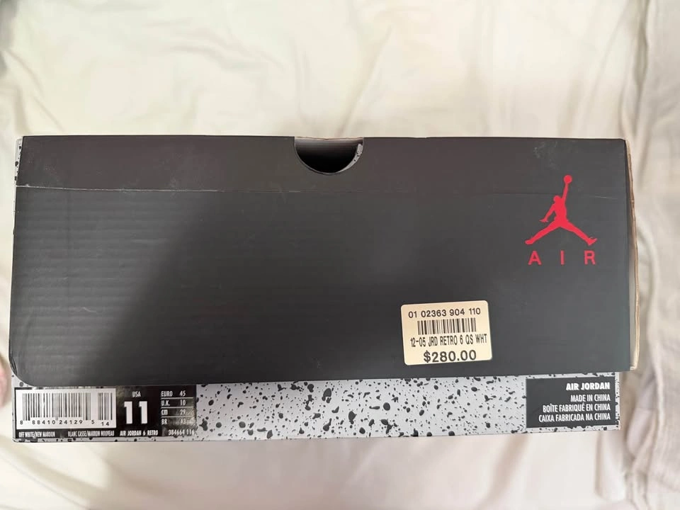 Air Jordan 6 Maroon 2015 Size 11 - photo 5