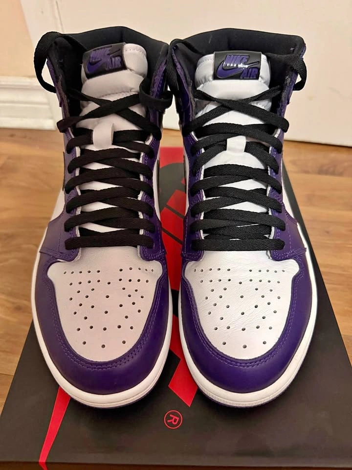 Air Jordan 1 Court Purple Size 11