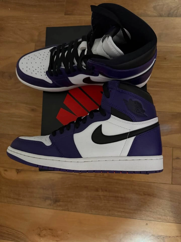 Air Jordan 1 Court Purple Size 11 - photo 2