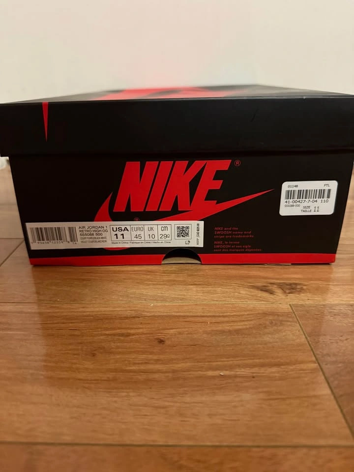 Air Jordan 1 Court Purple Size 11 - photo 4