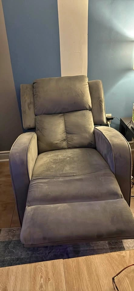 Grey Recliner Chair