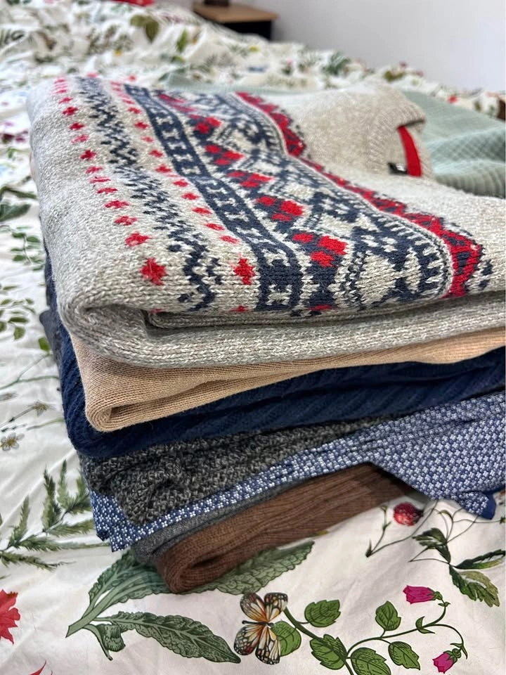 Warm Wool & Cotton Sweaters - $5 each or $20 for all