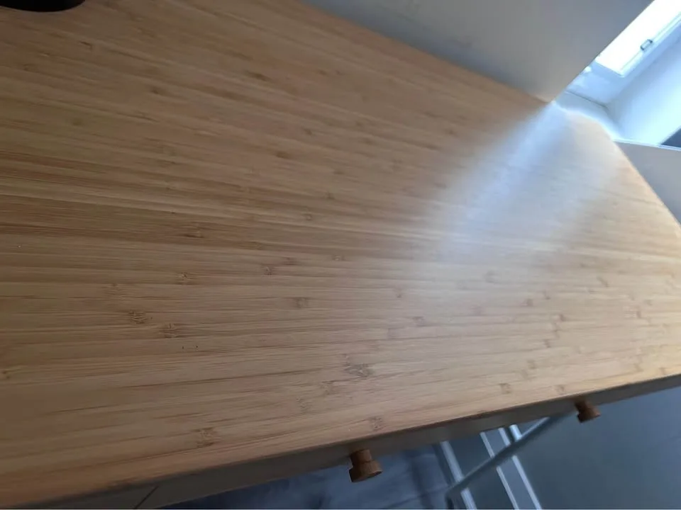 IKEA LILLÅSEN Bamboo Desk w 3 Drawers - photo 2