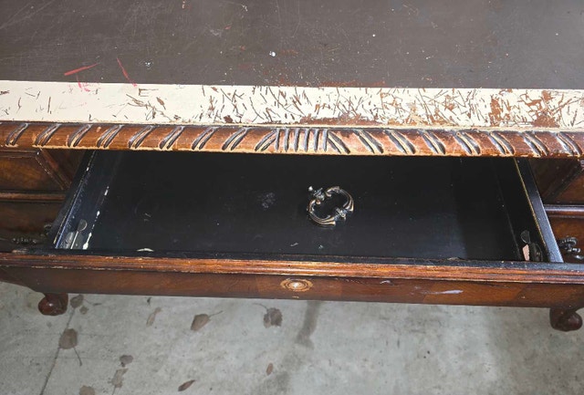 Used Solid Wood Computer Table - Northside Pickup - photo 3