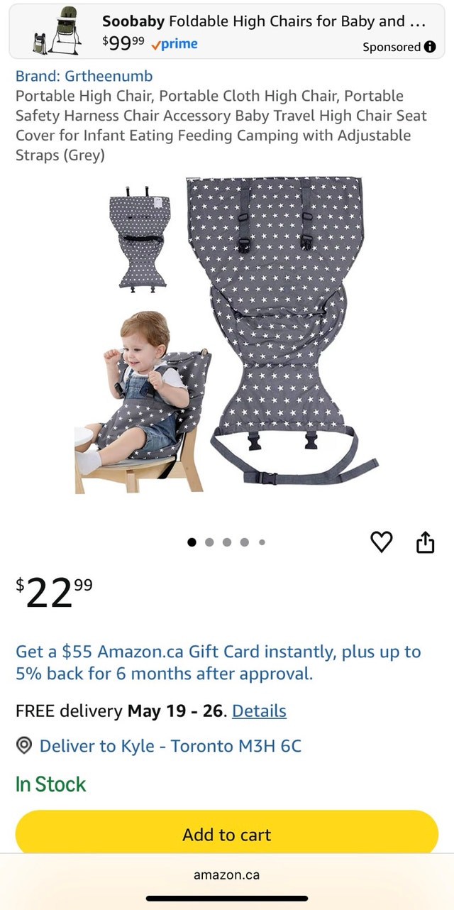 portable high chair