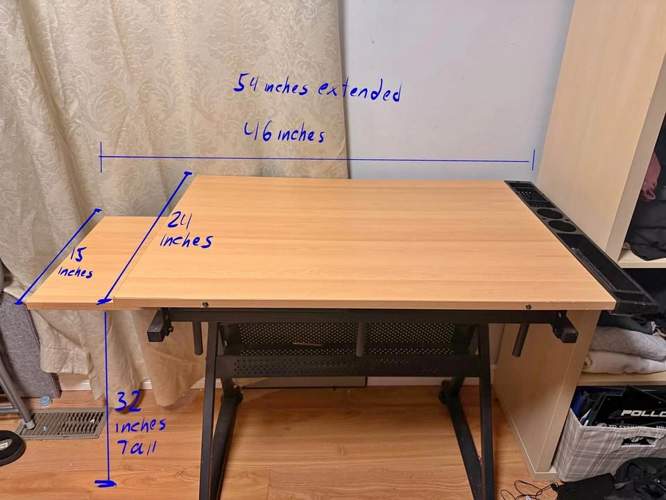 Art Desk with Organizer