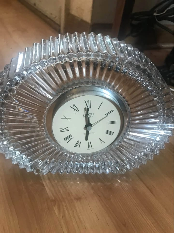 Vintage Mikasa Crystal Clock - photo 2