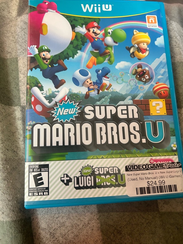 Wii U console with games - photo 3