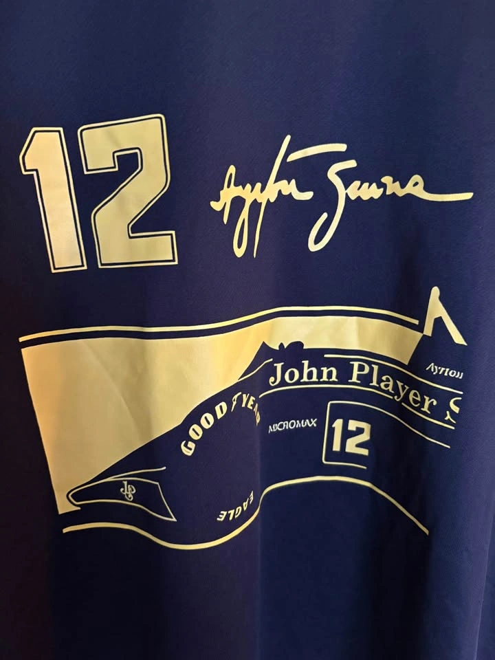 Ayrton Senna Men's XL T-Shirt - F1 Lotus Era - photo 2