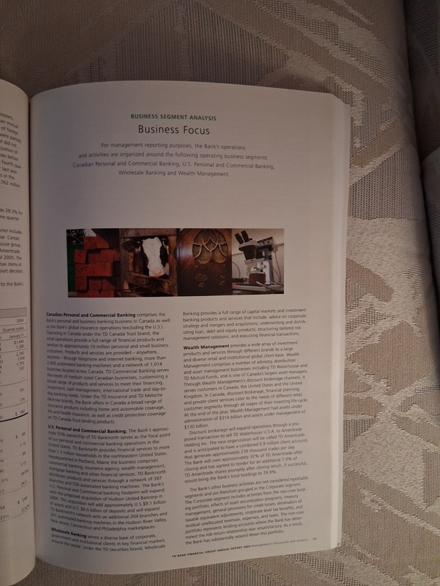 TD Bank 150th Annual Report 2005 - Anniversary Issue - photo 3