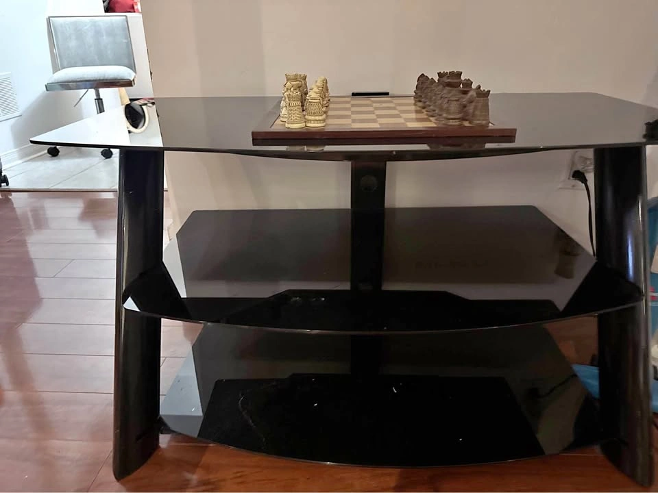 Black Glass Coffee Table