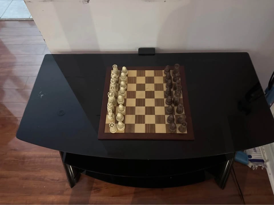 Black Glass Coffee Table - photo 2