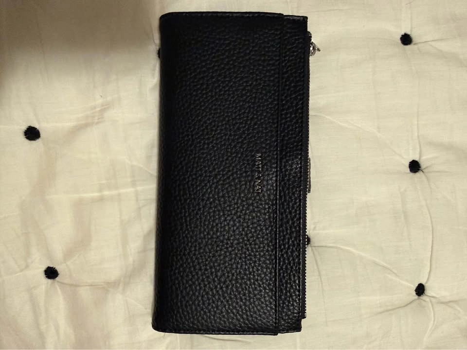 Mat & Nat Black Leather Wallet - photo 2