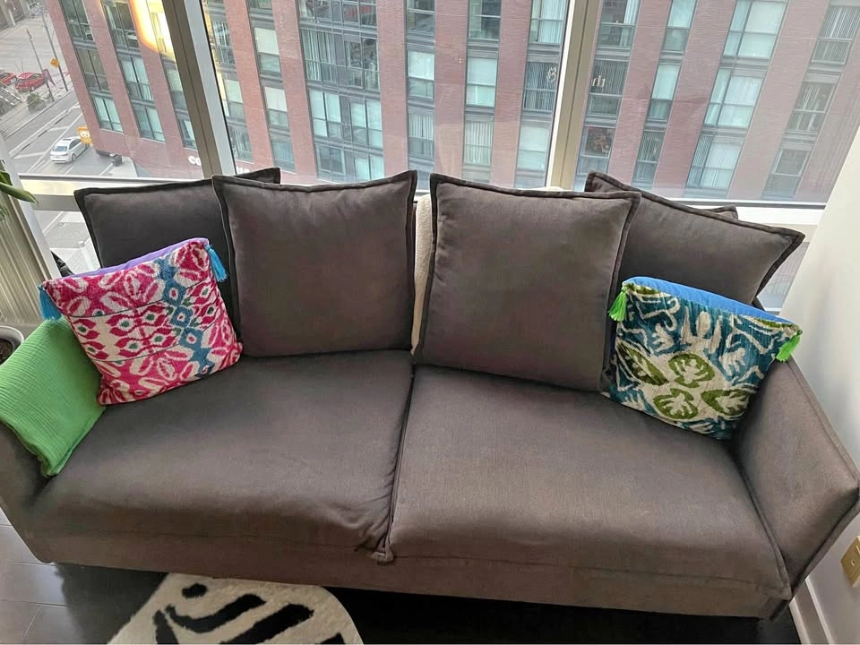 NEED GONE ASAP Grey Charcoal Structube Couch