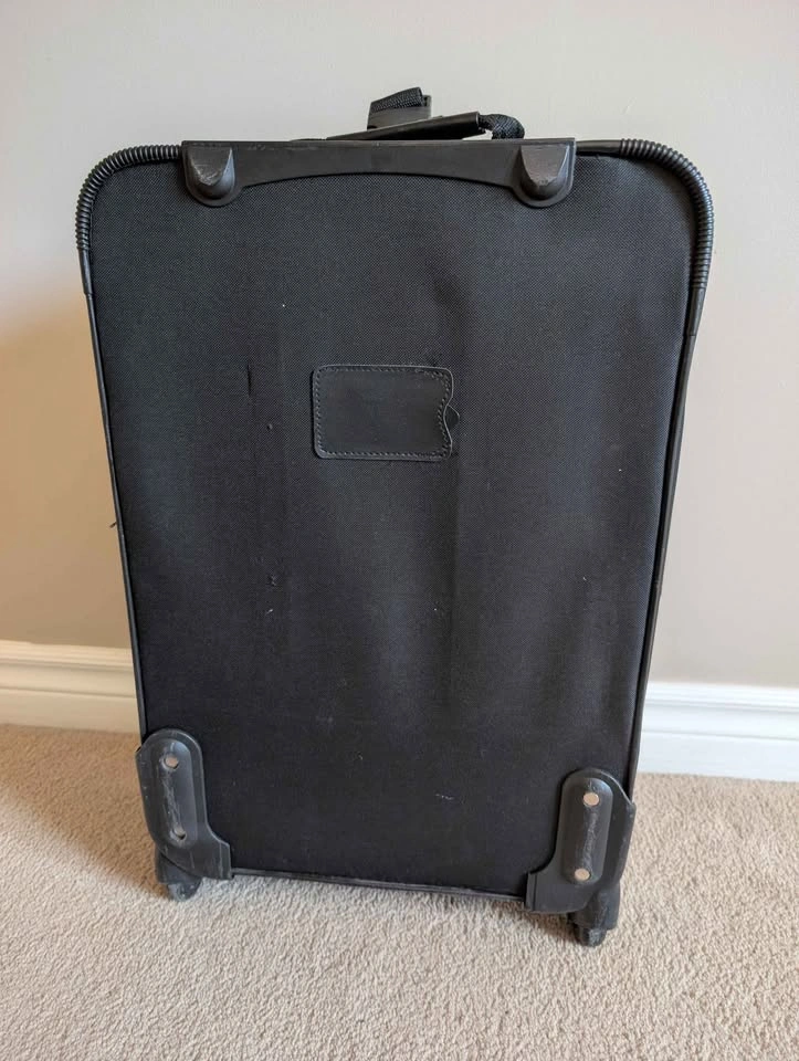 Jetstream Black Rolling Carry-On Suitcase - photo 2