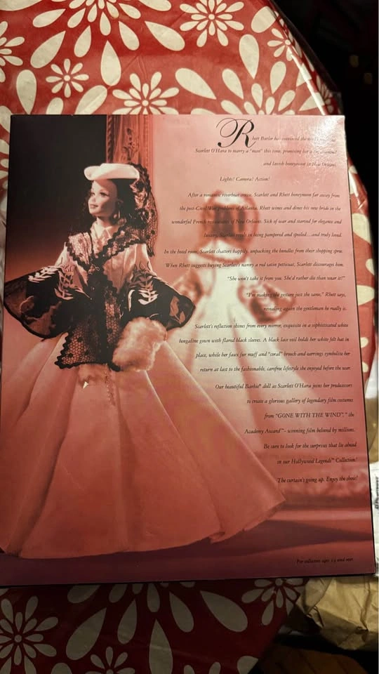 Barbie Hollywood Legends Scarlett O'Hara Gone With The Wind Doll - photo 4