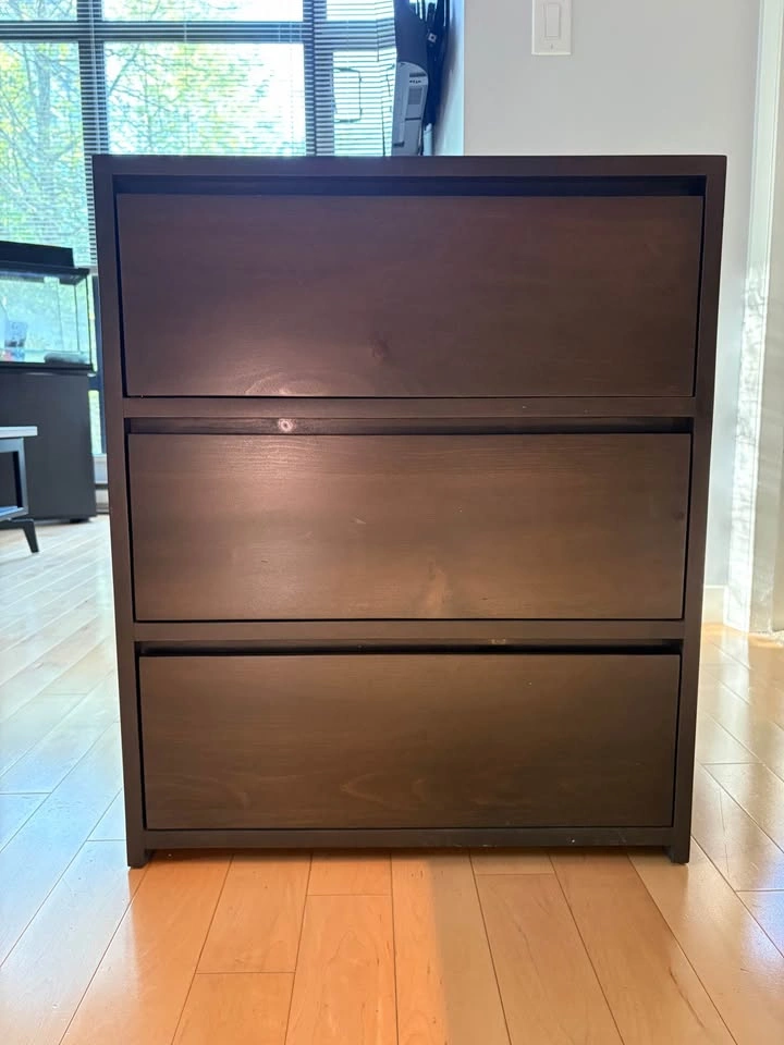 Nightstand with 3 drawers - photo 2