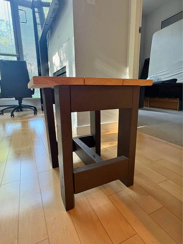 Handmade wooden coffee table