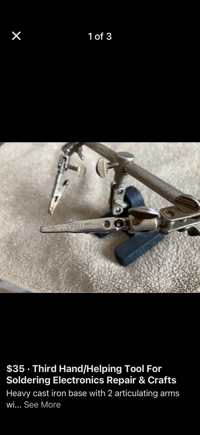 Third Hand/Helping Tool For Soldering Electronics Repair