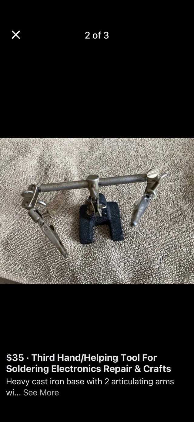 Third Hand/Helping Tool For Soldering Electronics Repair - photo 2