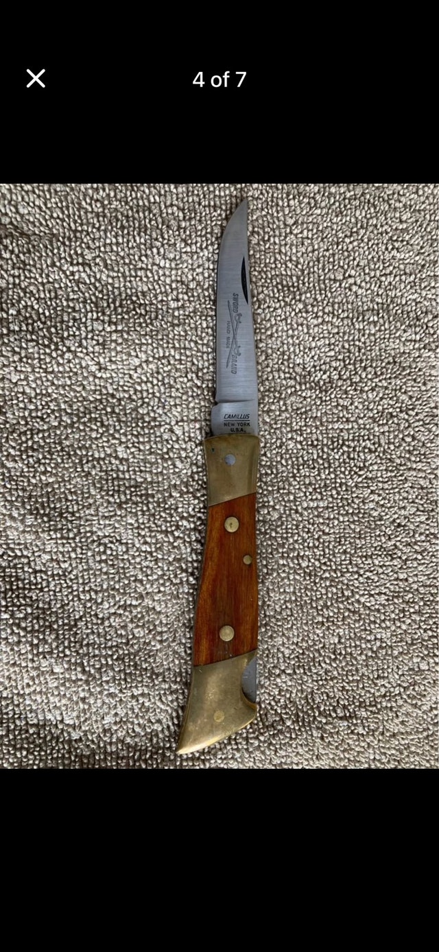 Pocket Knife Vintage Camillus #3 With Original Sheath - photo 4