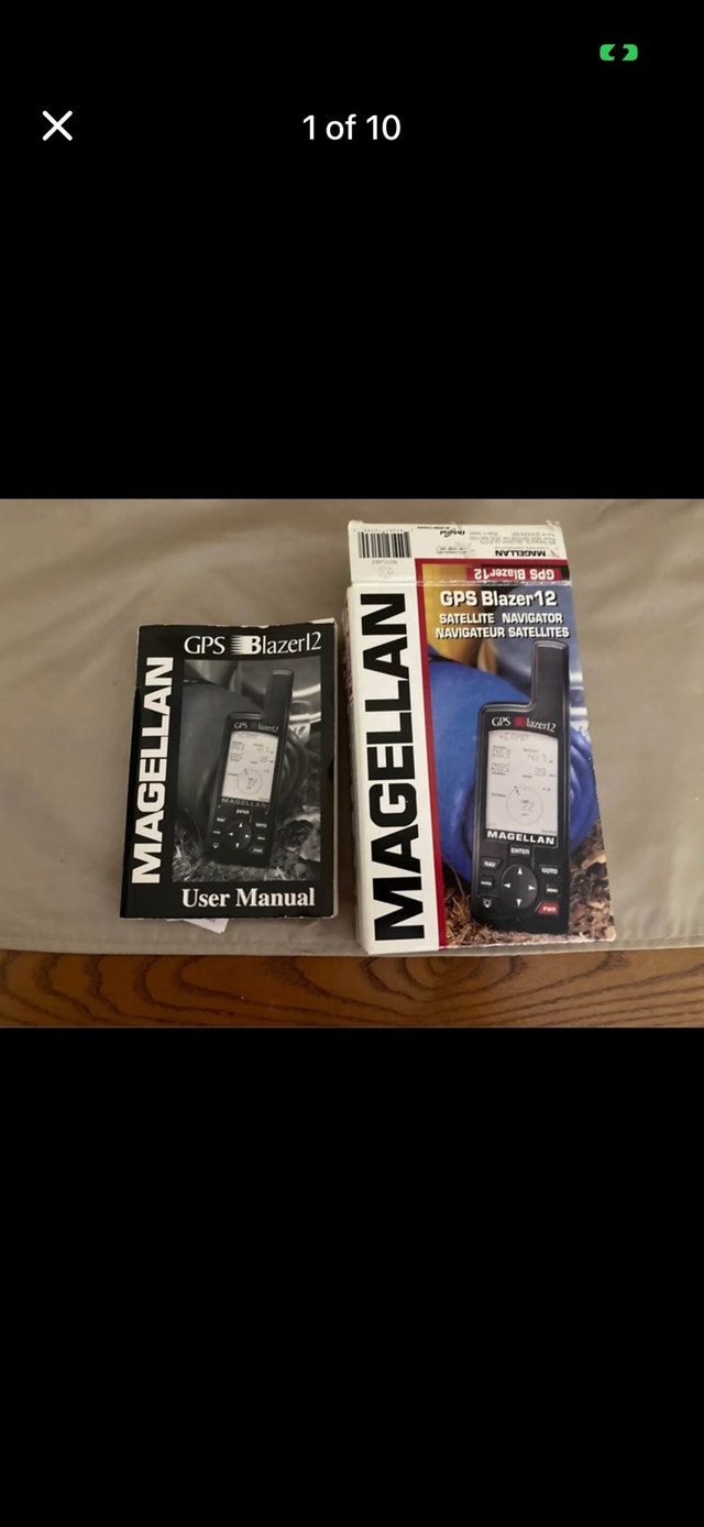 GPS Magellan Blazer 12 Satellite With Swivel Mount Bracket