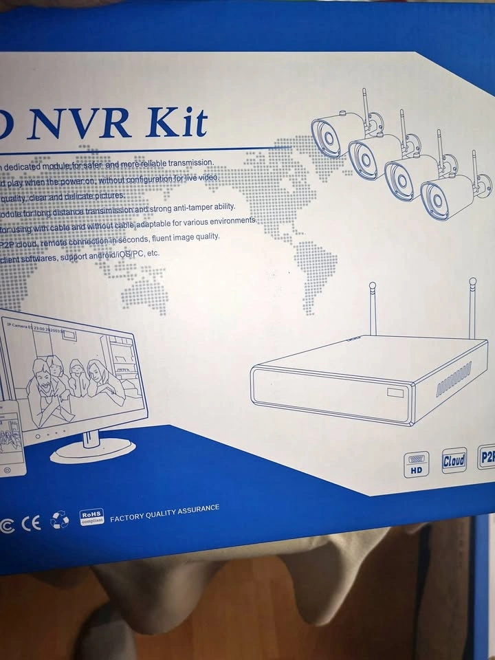 Home Security 4 Channel Wireless Camera Kit